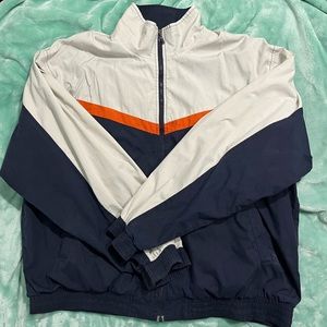 ROUNDTREE AND YORKE VINTAGE WINDBREAKER ATHLETIC JACKET